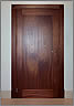 Drzwi drewniane pełne. Projekt Iwona Gajda.
